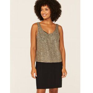 Vintage Patra Shimmer Layered Dress Size 10 EUC